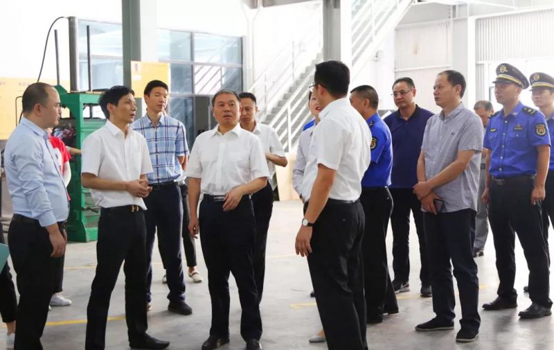 市长朱志杰 副市长徐锴莅临pg赏金女王(官方版)光学调研工业固废处置惩罚试点事情