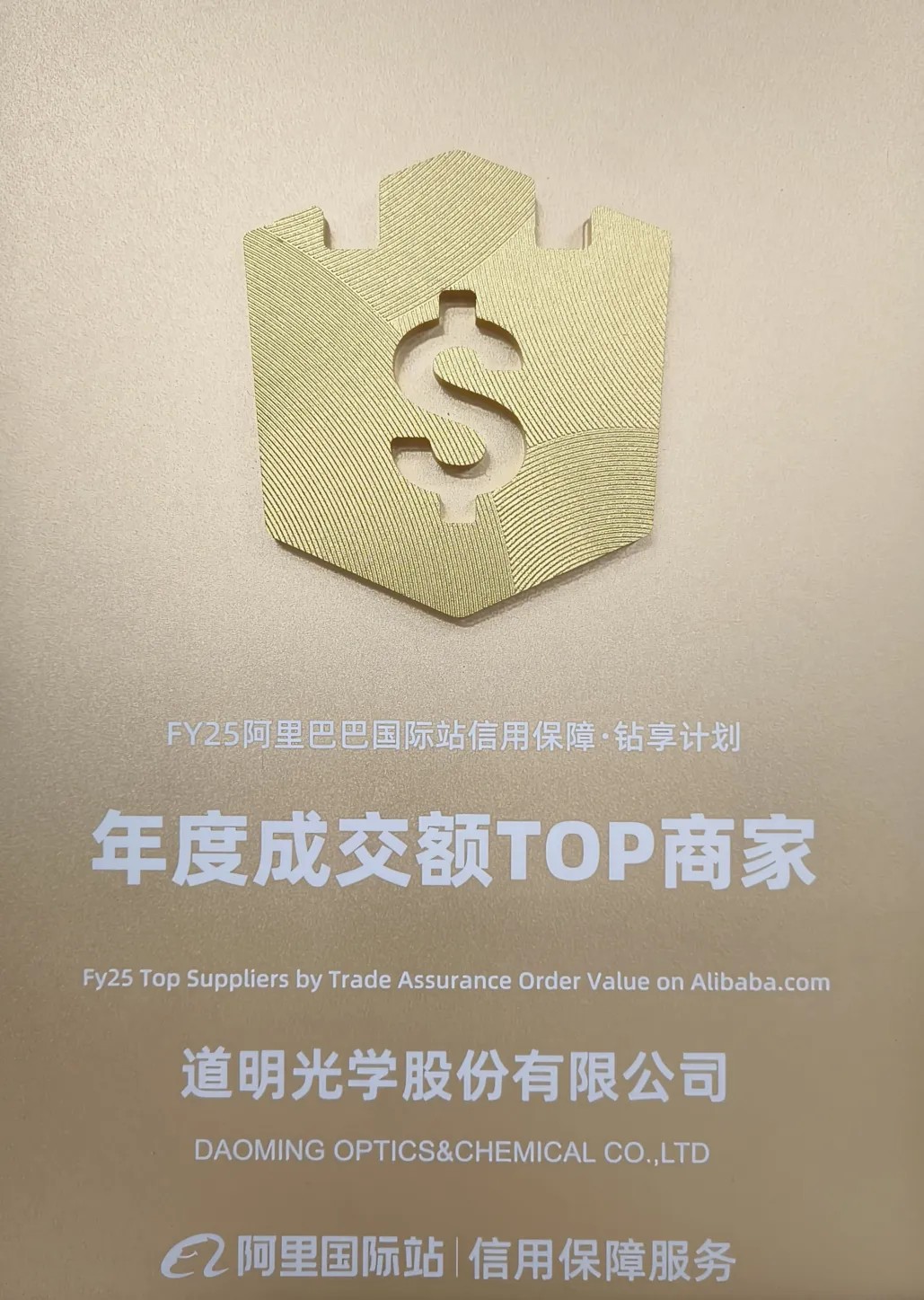 pg赏金女王(官方版)光学荣获阿里国际站年度成交额TOP商家4